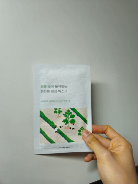 라운드랩(ROUNDLAB) 해풍 쑥 진정 마스크 (10매) 후기