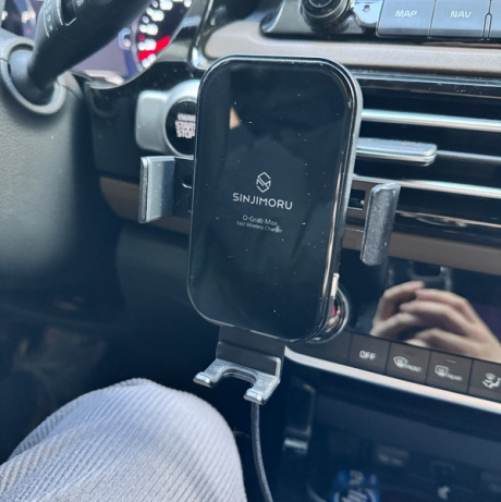 신지모루(SINJIMORU) 오그랩 맥스 FOD센서 차량용 무선충전 핸드폰 거치대 후기