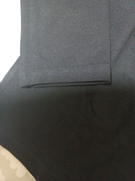 무신사 스탠다드(MUSINSA STANDARD) 우먼즈 텐셀 슬림 터틀 넥 티셔츠 [블랙] 후기