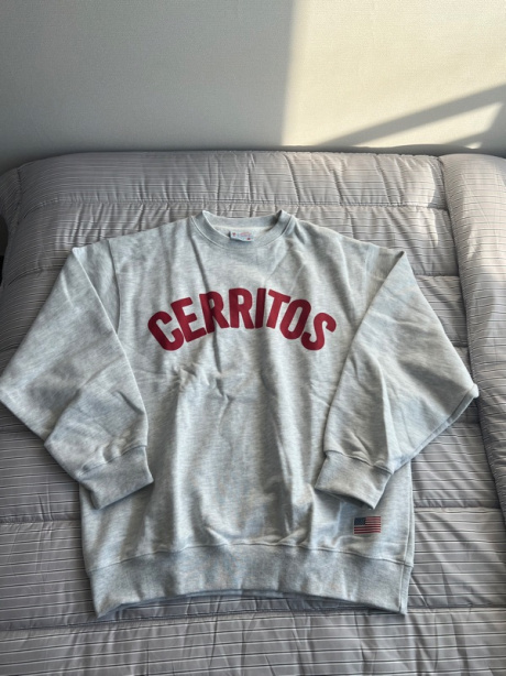 호텔세리토스(HOTEL CERRITOS) Cerritos Sweat-Shirt [MelangeGray] 후기