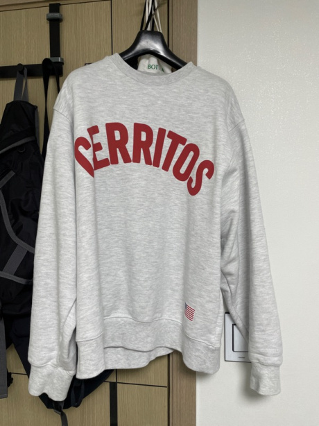 호텔세리토스(HOTEL CERRITOS) Cerritos Sweat-Shirt [MelangeGray] 후기