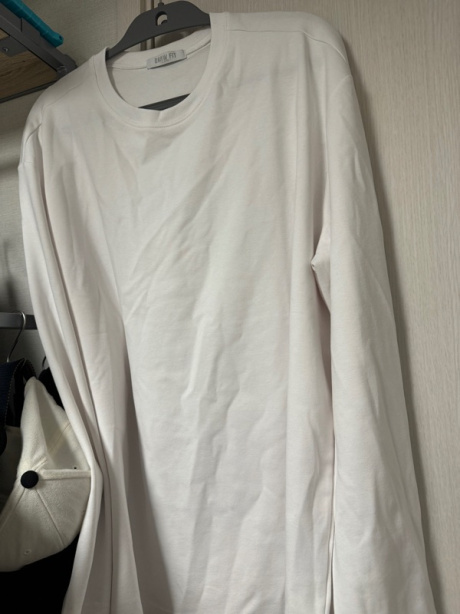 드로우핏(DRAW FIT) 오버핏 벤트 레이어드 티셔츠 [WHITE] 후기