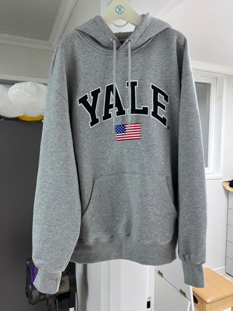 예일(YALE) 2 TONE ARCH USA HOODIE GRAY 후기