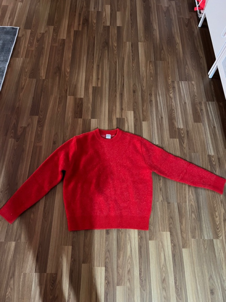 노우웨이브(KNOW WAVE) 모헤어 자카드 스웨터 KNT008m(RED) 후기