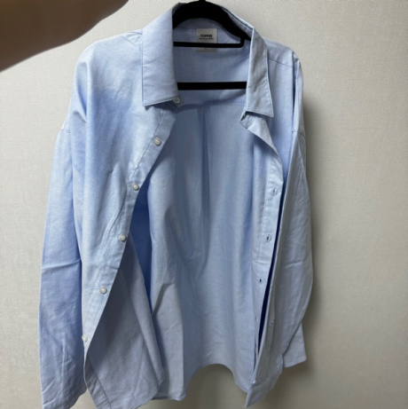토피(TOFFEE) 오버핏 옥스퍼드 셔츠 (BLUE) 후기
