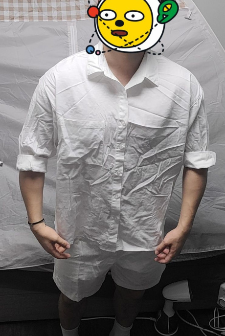 토피(TOFFEE) COOL 스퀘어 포켓 레이온 셔츠 (WHITE) 후기