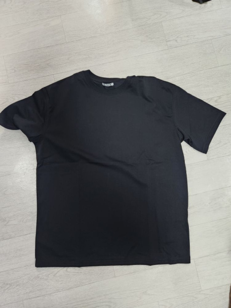 쿠어(COOR) 수피마 코튼 세미오버핏 티셔츠 (블랙) 후기