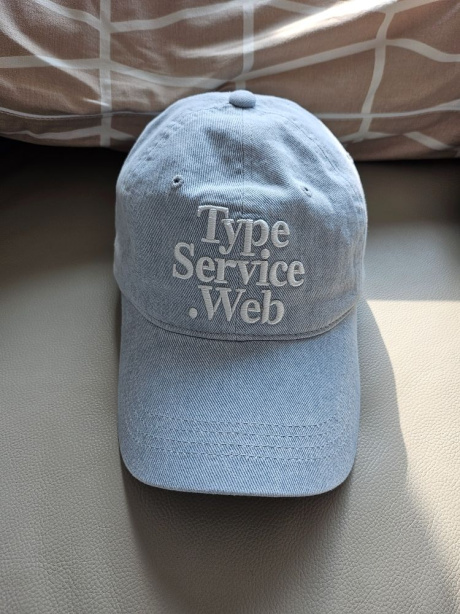 타입서비스(TYPESERVICE) Typeservice Web Cap [Sky Blue] 후기