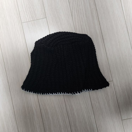 레씨토(LECYTO) Smock Paper Knit Bucket Hat_[Black] 후기