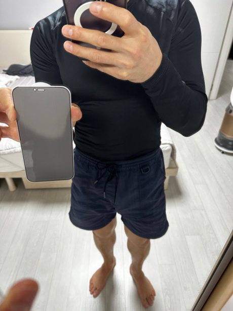 신지모루(SINJIMORU) 신지글래스 아이폰 전기종 사생활보호 풀커버 강화유리 2매 후기