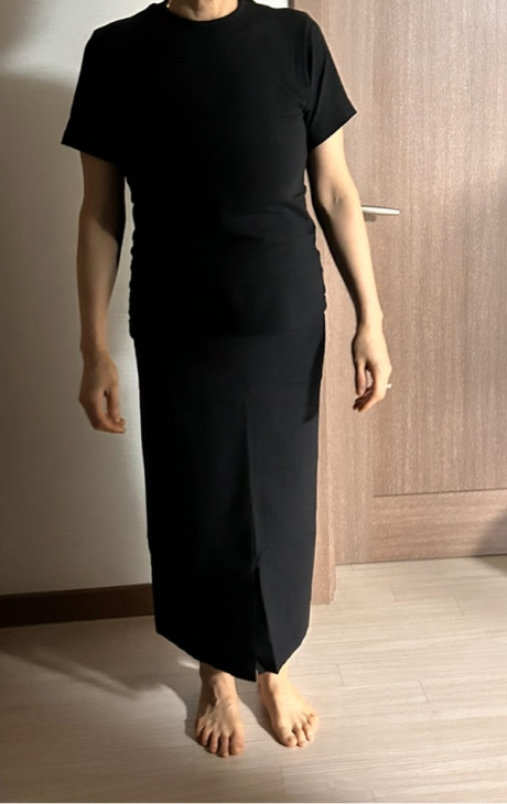 로르인(L'ORIN) Linen Slit Skirt - Black 후기