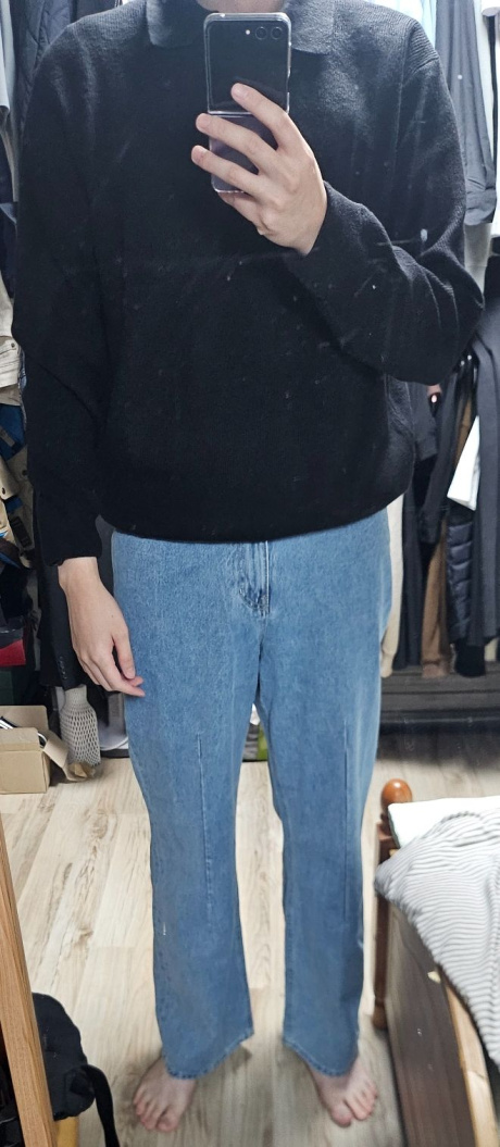 마틴플랜(MARTIN PLAN) Comfy Wide Jeans - LIGHT BLUE 후기