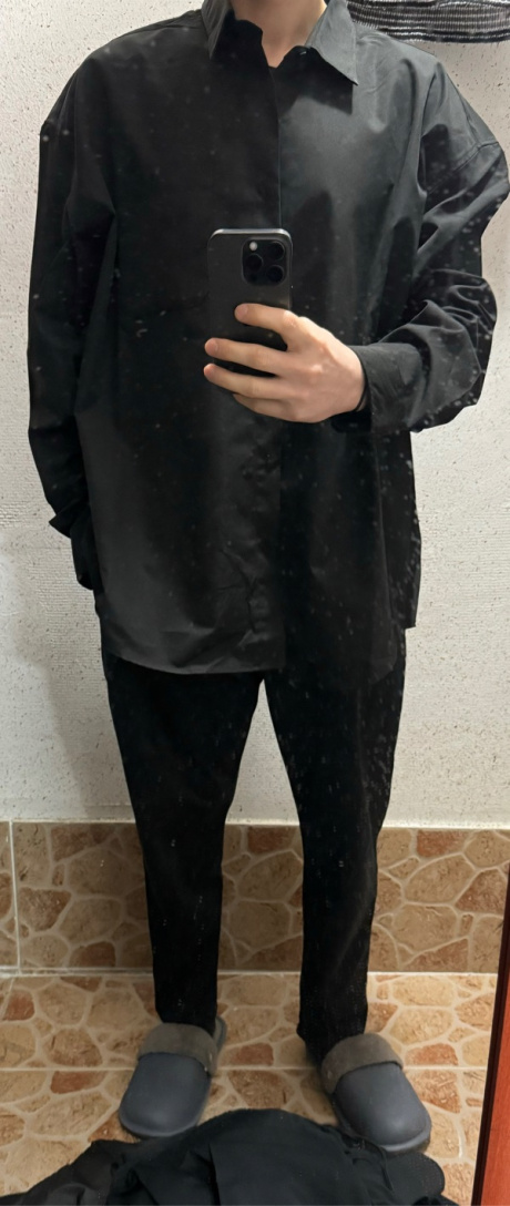 르아르(LEIRE) 에브리데이 오버핏 셔츠 [블랙] 후기