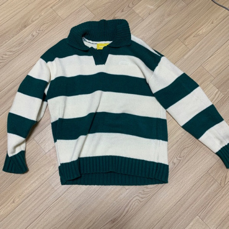 메인부스(MAINBOOTH) Traveler Oversized Sweater(TEAL GREEN) 후기