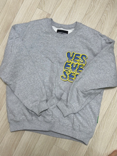 예스아이씨(YESEYESEE) VTG Logo Sweatshirts Grey 후기