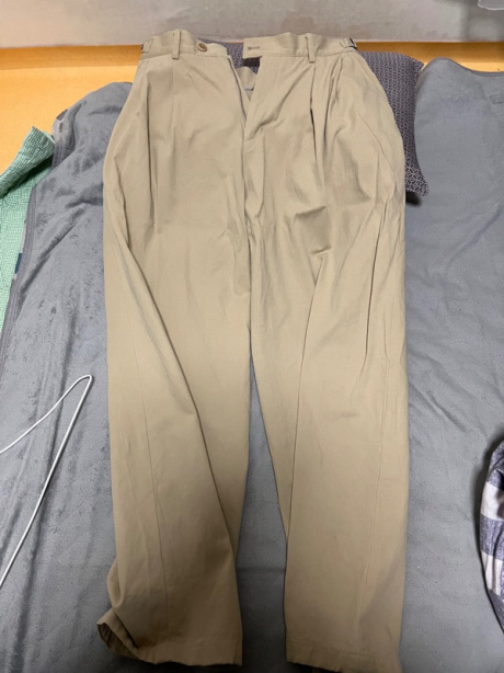 노운(NOUN) wide chino pants (beige) 후기