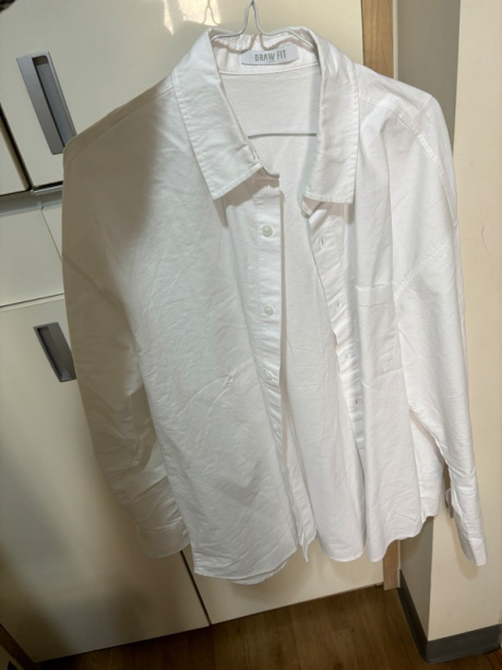 드로우핏(DRAW FIT) 오버핏 옥스퍼드 셔츠 [WHITE] 후기