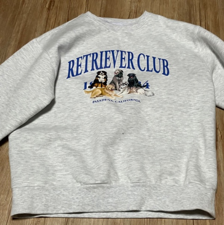 리트리버클럽(RETRIEVER CLUB) RETRIEVER FRIENDS CREWNECK [MELANGE GRAY] 후기