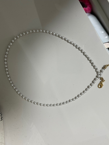 하스(HAS) SF009 Basic Pearl Silver Ball Necklace 후기
