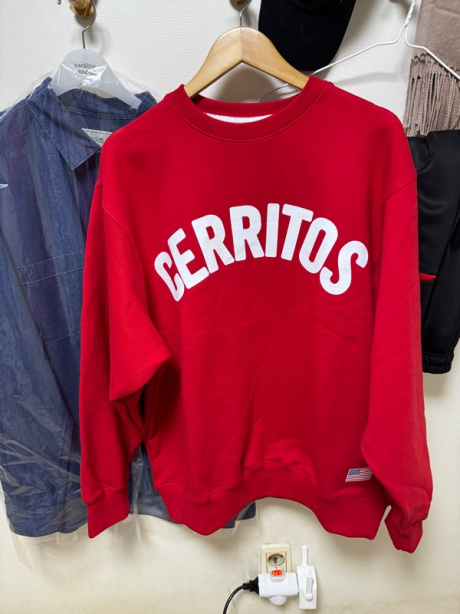 호텔세리토스(HOTEL CERRITOS) Cerritos Sweat-Shirt [Red] 후기