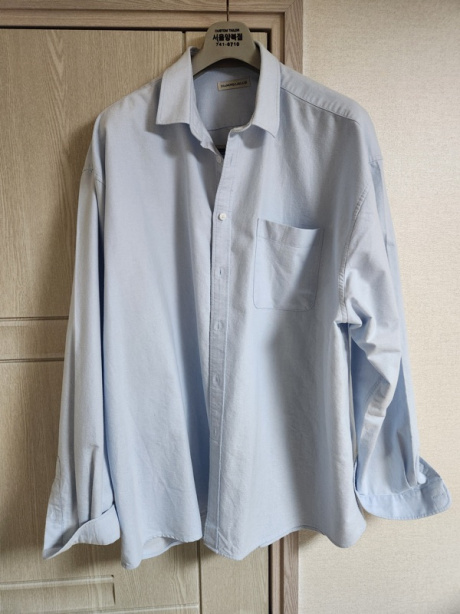 다이아몬드 레이라(DIAMOND LAYLA) Washed Oxford Shirt S87 Sky Blue 후기