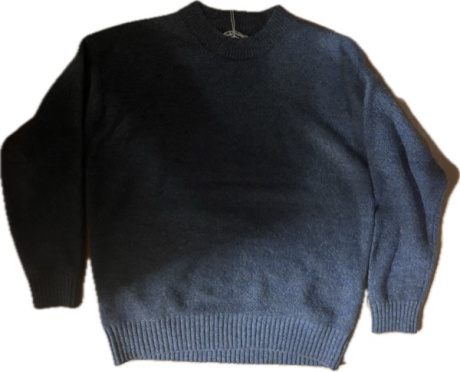 굿라이프웍스(GLW) 마일드 보카시 크루넥 스웨터 오버핏 니트 블루 후기