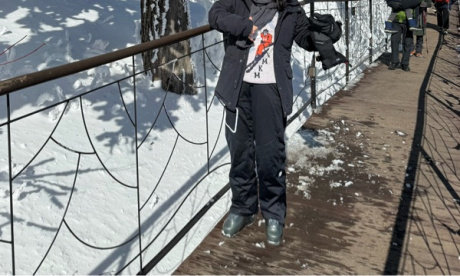마크엠(MARKM) Lams Wool Ski Jacquard Knit Light Blue 후기
