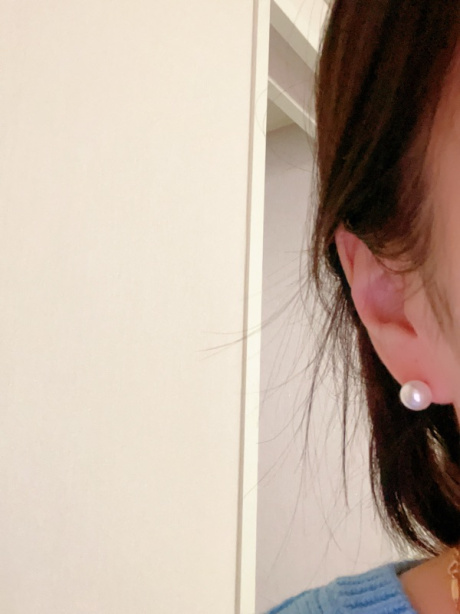 하스(HAS) [SLIVER925] LV010 8mm Simple pearl earrings 후기