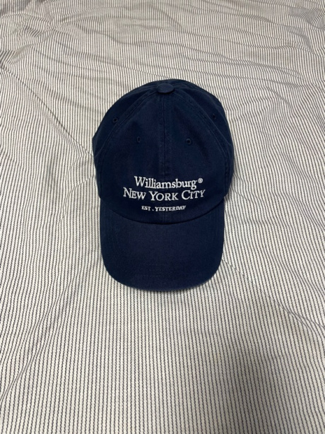 윌리엄스버그 뉴욕시티(WILLIAMSBURG NEWYORK CITY) Classic Logo Ball Cap_Deep Blue 후기