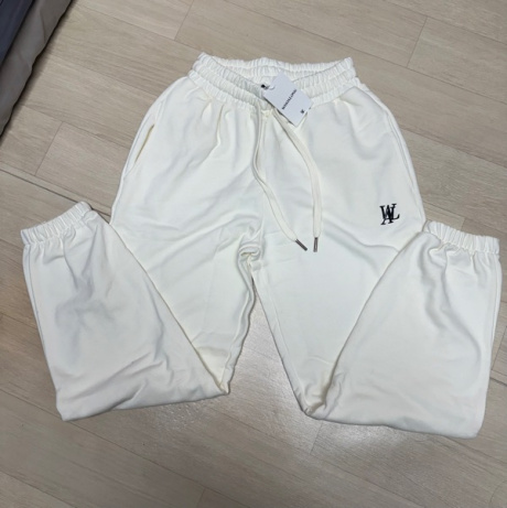 우알롱(WOOALONG) Signature jogger pants - CREAM 후기