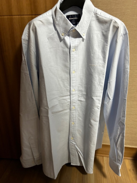 디스이즈네버댓(THISISNEVERTHAT) (SS22) T-Logo Oxford Shirt Light Blue 후기