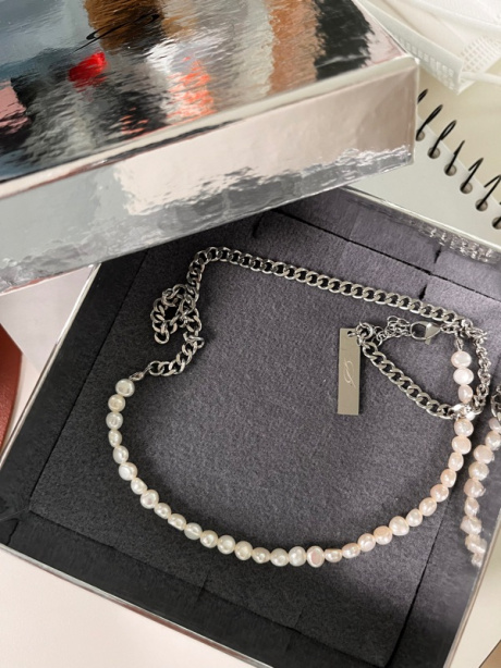51퍼센트(51PERCENT) Half & Half Pearl necklace 후기