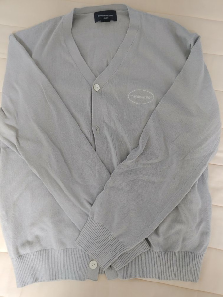 디스이즈네버댓(THISISNEVERTHAT) E/T-Logo Knit Cardigan Light Grey 후기