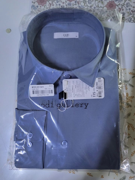 코디갤러리(CODIGALLERY) [95130 SIZE] 블루 뉴포멀 세미오버 릴렉스 셔츠 후기