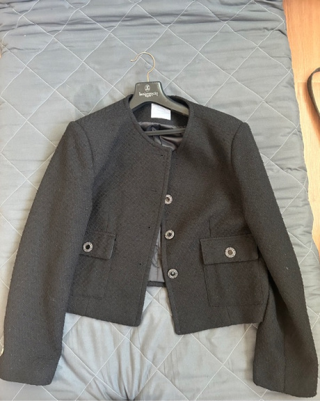 누브(NOUVE) Tweed Crop Jacket - Black 후기