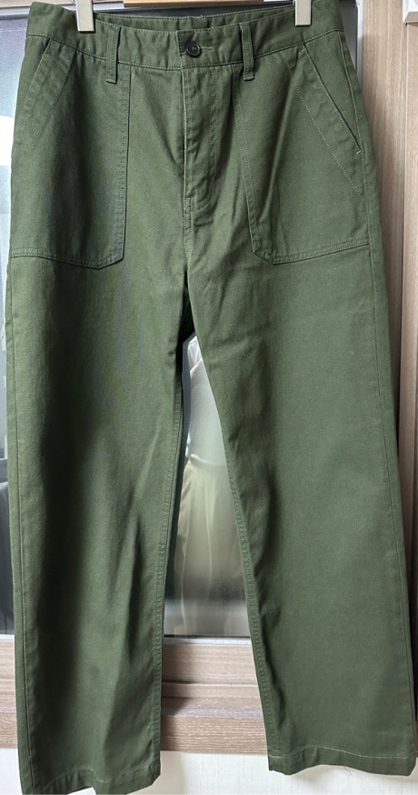 유니폼브릿지(UNIFORM BRIDGE) cotton fatigue pants regular fit forest 후기