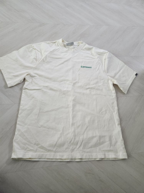 커버낫(COVERNAT) 피그먼트 스몰 어센틱 로고 티셔츠 크림 후기