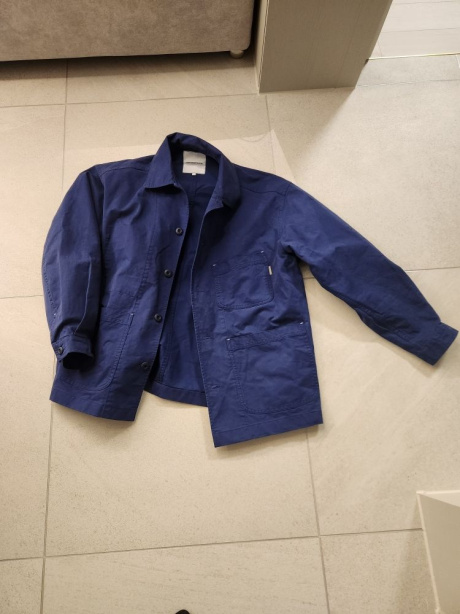 에스피오나지(ESPIONAGE) French Wide Work Jacket (Moleskin) French Blue 후기