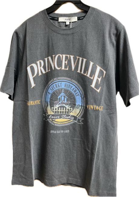 레이브(RAIVE) PRINCEVILLE Print T-Shirt in D/Grey VW2SE114-13 후기