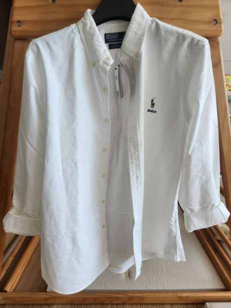 폴로 랄프 로렌(POLO RALPH LAUREN) [White Collection] 커스텀핏 클래식 옥스포드 셔츠  - 화이트 후기