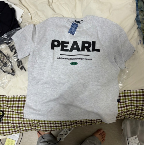 오드펄(ODDPEARL) pearl t-shirt(melange) 후기