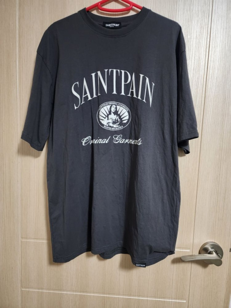 세인트페인(SAINTPAIN) SP 그레이스풀 티셔츠-차콜 후기