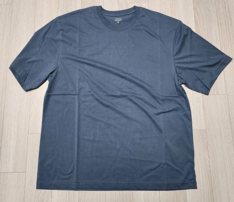 무신사 스탠다드(MUSINSA STANDARD) 쿨탠다드 릴렉스 핏 크루 넥 반팔 티셔츠 [피콕 블루] 후기