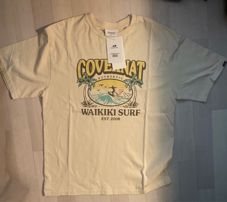 커버낫(COVERNAT) 와이키키 서프 티셔츠 아이보리 후기