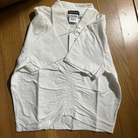 로제프란츠(ROSEFRANTZ) Callar Shirring Crop T-shirt [IV] 후기