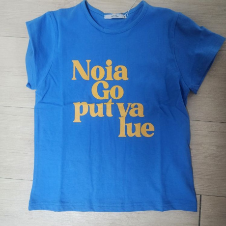 노이아고(NOIAGO) NOI656 슬림핏 NA 로고 티셔츠 (블루) 후기