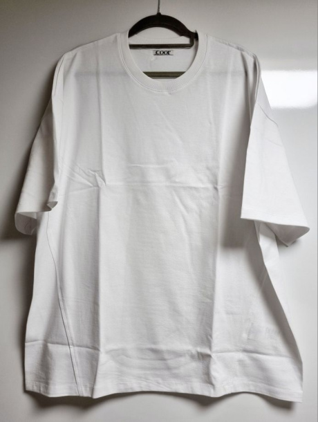 쿠어(COOR) 헤비 웨이트 턱 포인트 티셔츠 (화이트) 후기