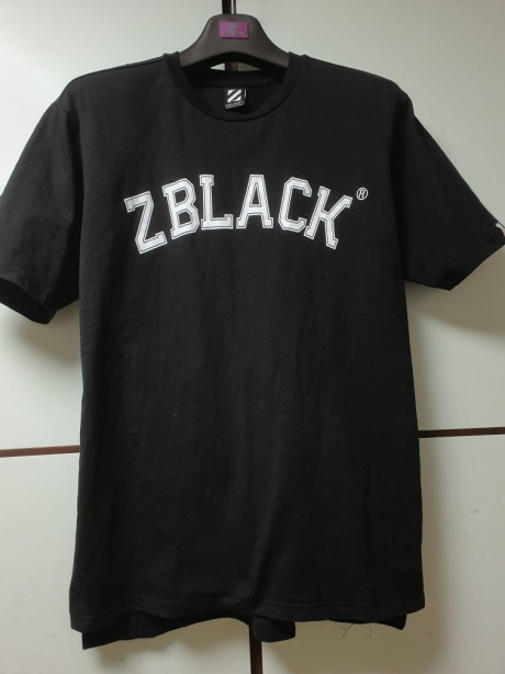 지블랙(ZBLACK) 100 오가닉 코튼 풀로고 아플리케형 아치버전 반팔티셔츠(black) 후기