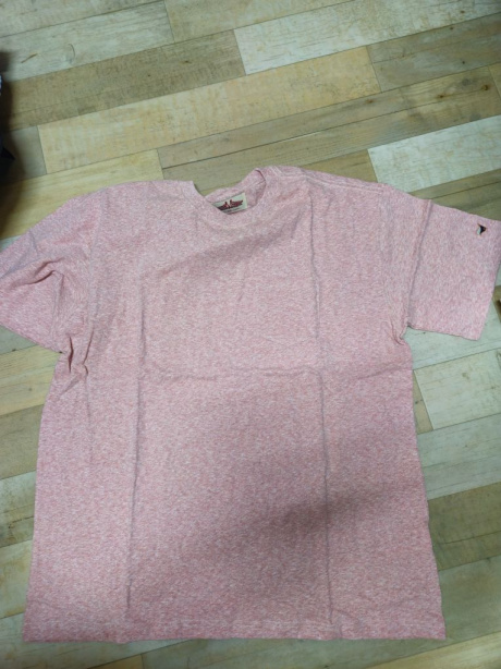 퀄리티 퍼포먼스(QUALITY PERFORMANCE) 싸이로 포켓 티셔츠 - 멜란지 핑크 후기