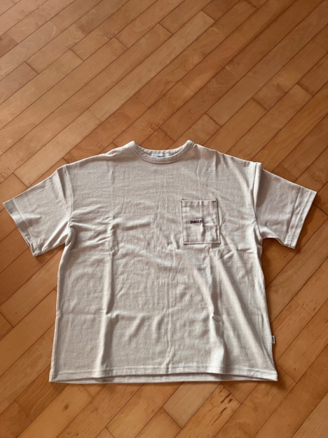 사운즈라이프(SOUNDSLIFE) Pigment Logo Pocket T-Shirt Beige 후기